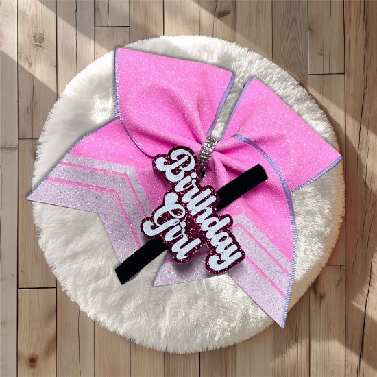 Hairbow Schleife - Birthday Girl - pink